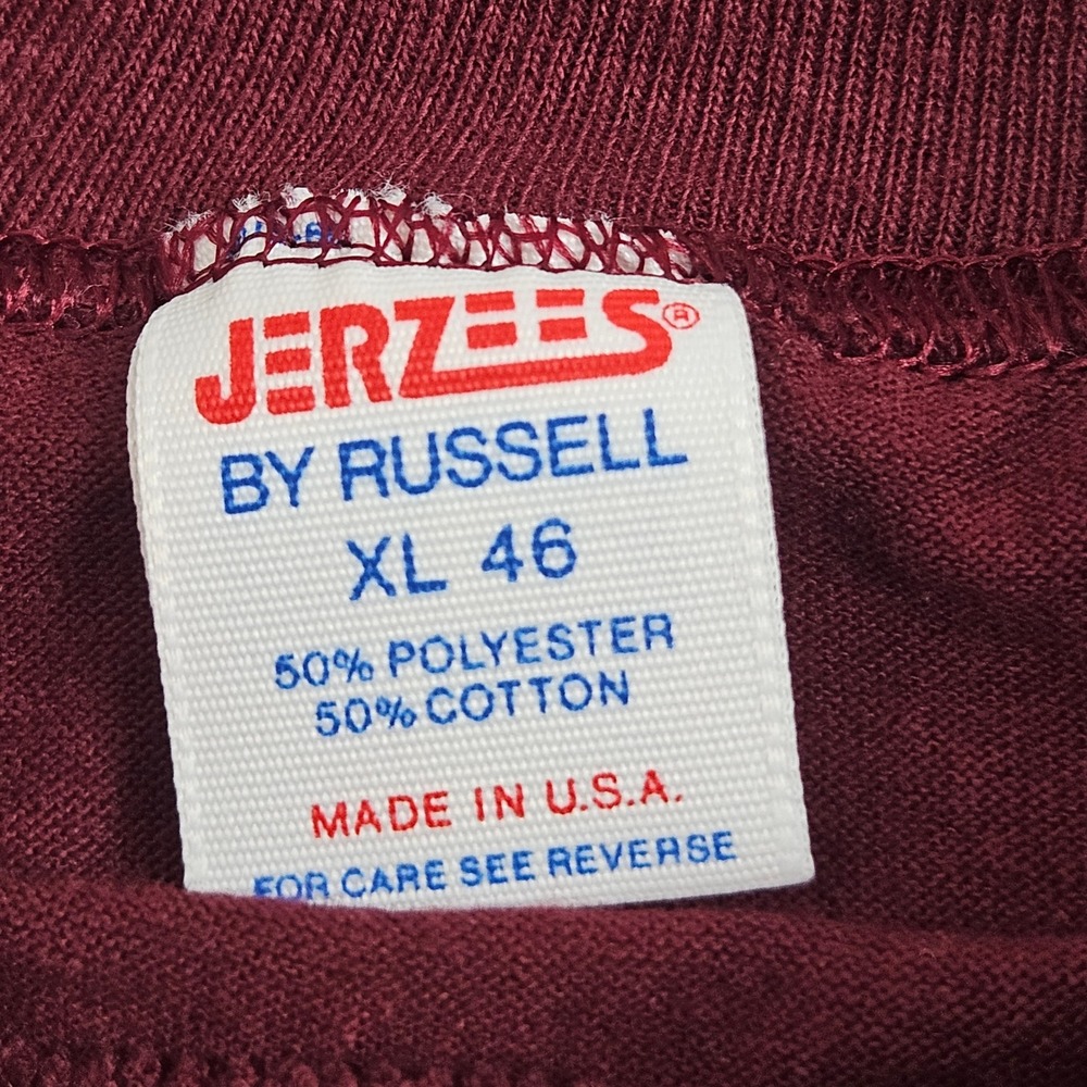 Vintage Flagship Athletic Club Tshirt Mens XL‎ Maroon Made in USA Hawaii Maui - Picture 3 of 6